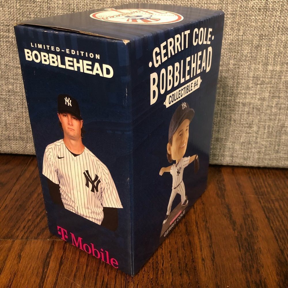 NEW YORK YANKEES GERRIT COLE Bobble Head NYY SGA NIB 9/30/2022 - Picture 8 of 11